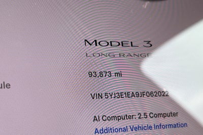 2018 Tesla Model 3 Long Range Battery