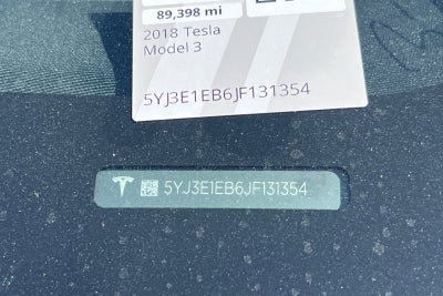 2018 Tesla Model 3 Long Range Battery