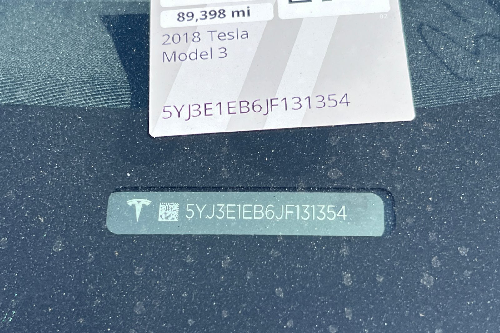 2018 Tesla Model 3 Long Range Battery