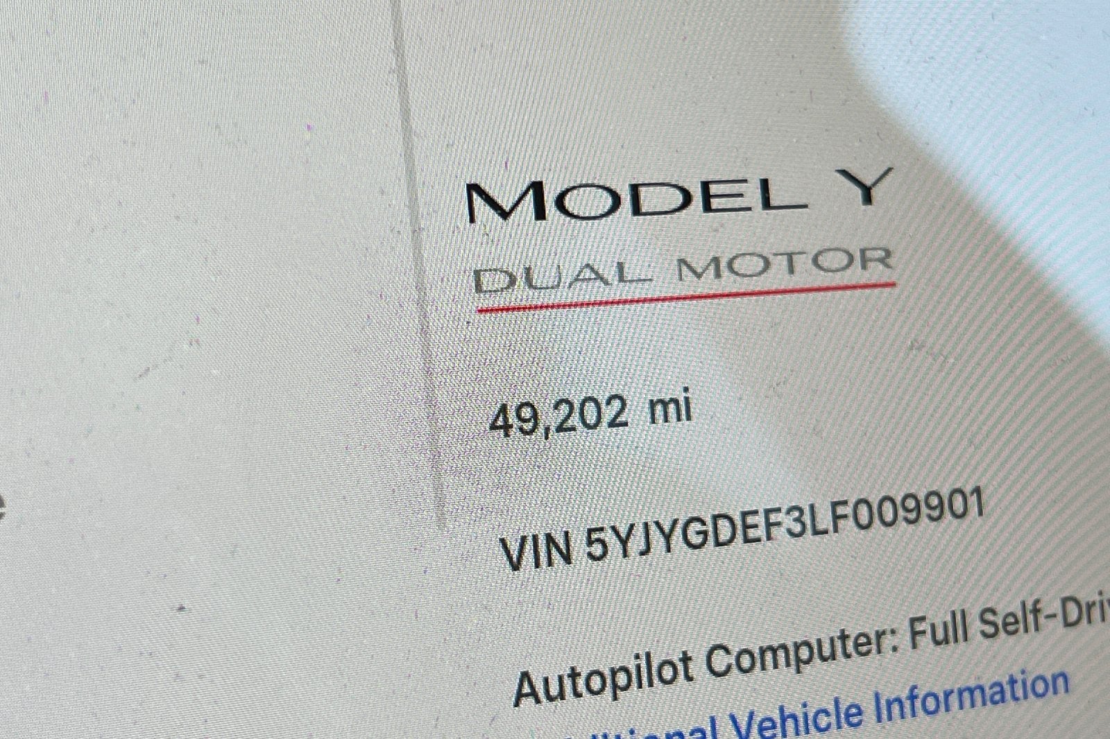 2020 Tesla Model Y Performance