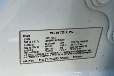2020 Tesla Model Y Performance