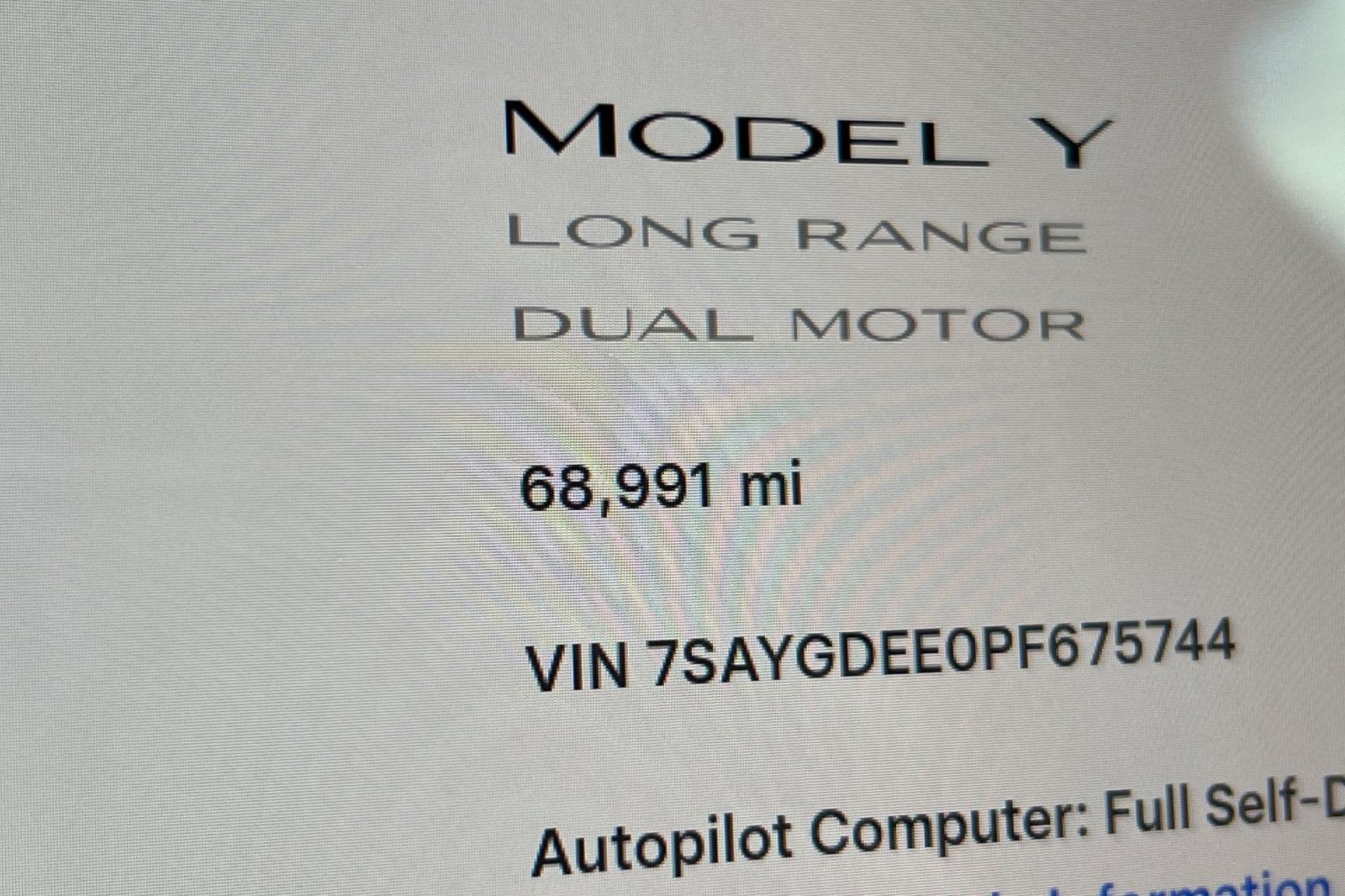 2023 Tesla Model Y Long Range