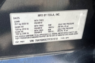 2026 Tesla Model Y Base