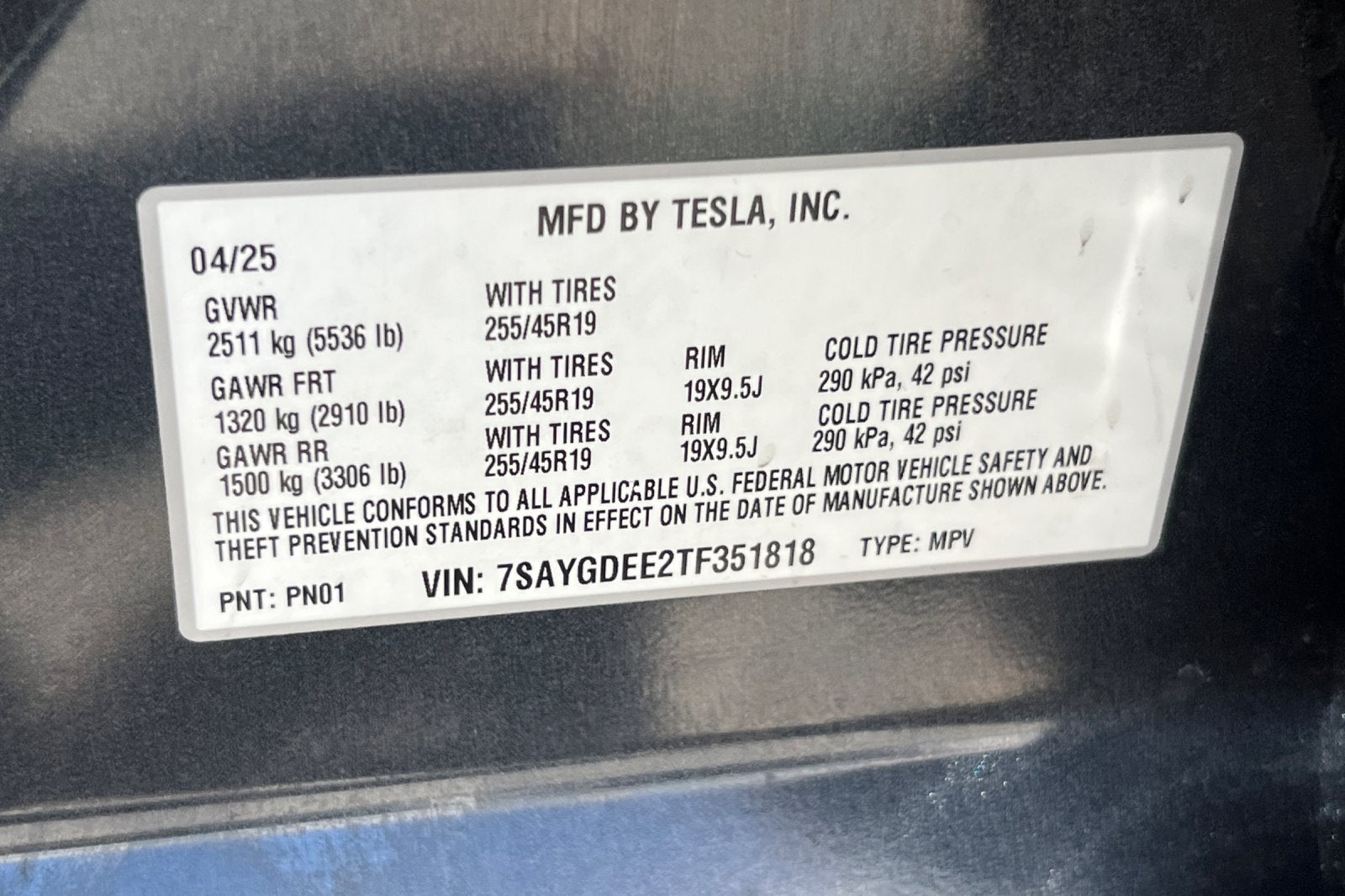 2026 Tesla Model Y Base
