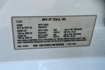 2022 Tesla Model Y Long Range