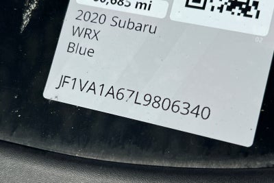 2020 Subaru WRX Base