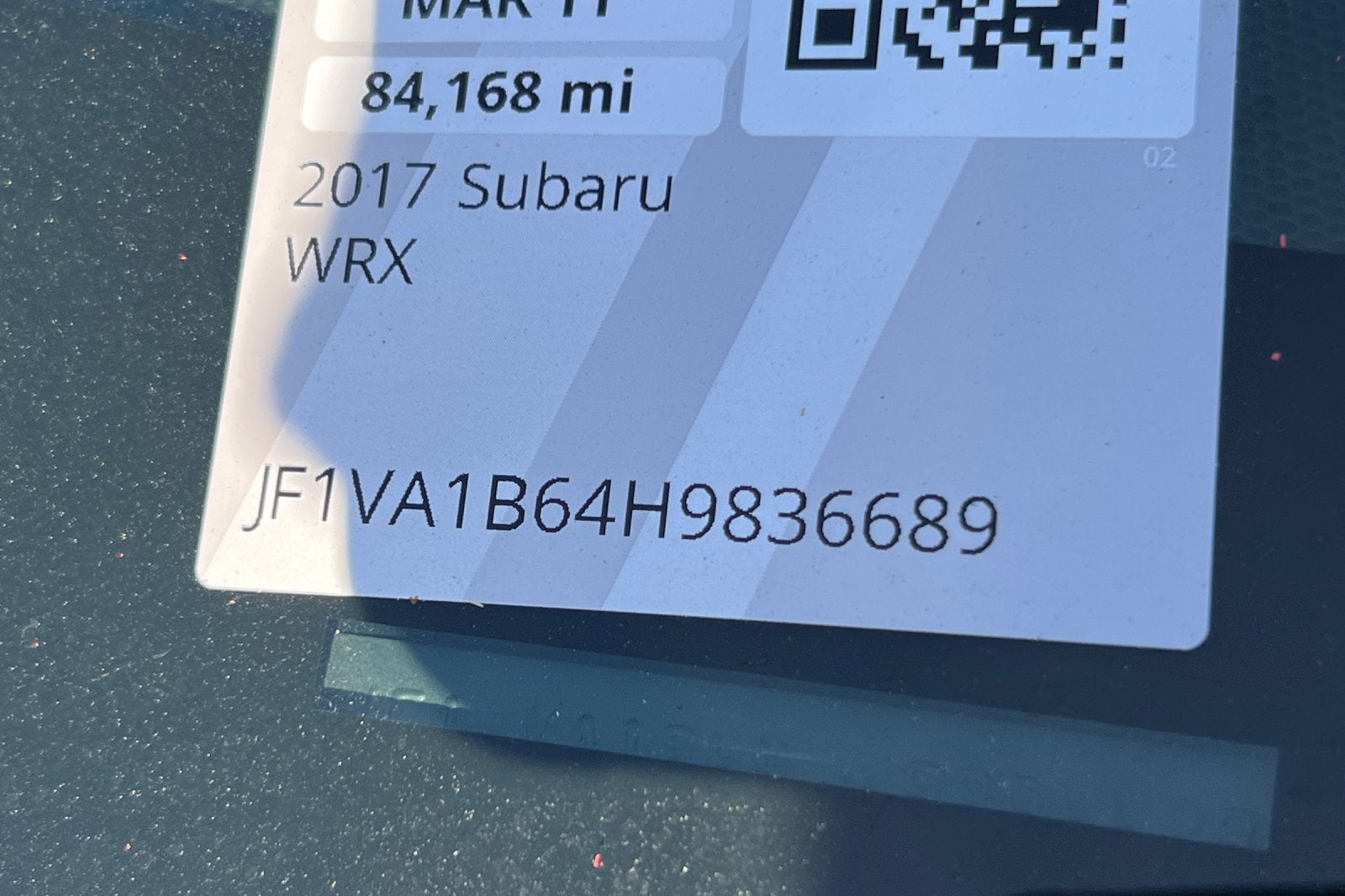 2017 Subaru WRX Base