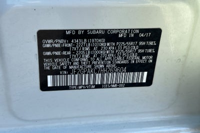 2017 Subaru Crosstrek Limited
