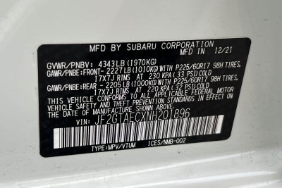 2022 Subaru Crosstrek Premium