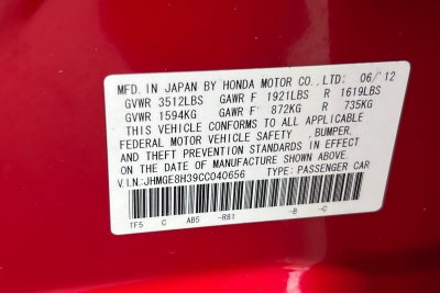 2012 Honda Fit Base