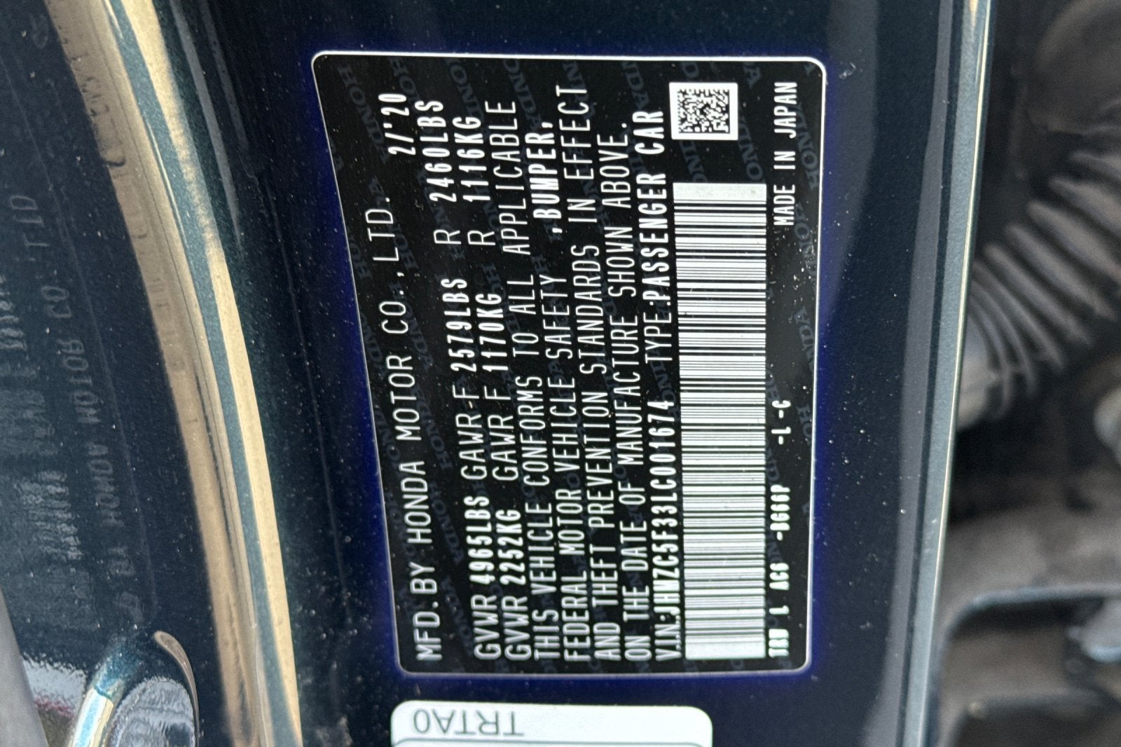 2020 Honda Clarity Plug-In Hybrid Touring