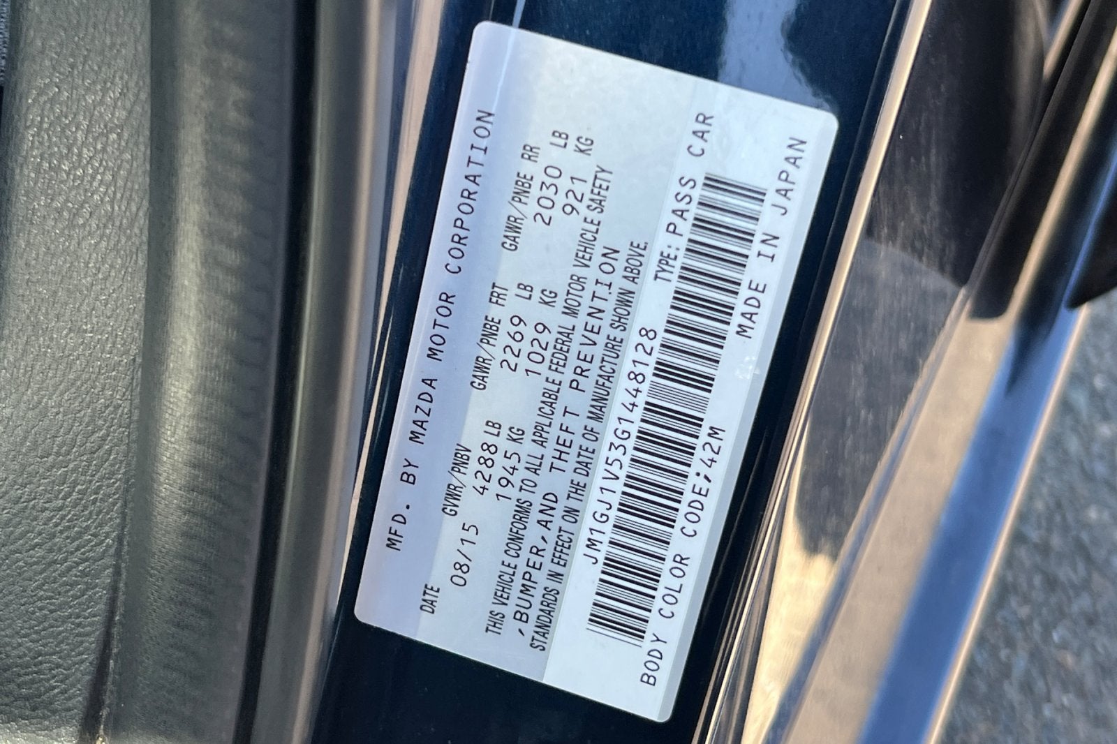 2016 Mazda Mazda6 i Touring