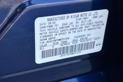 2021 INFINITI Q50 3.0t LUXE