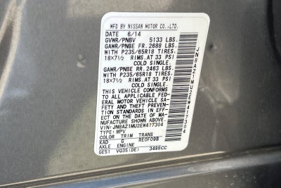 2014 Nissan Murano S