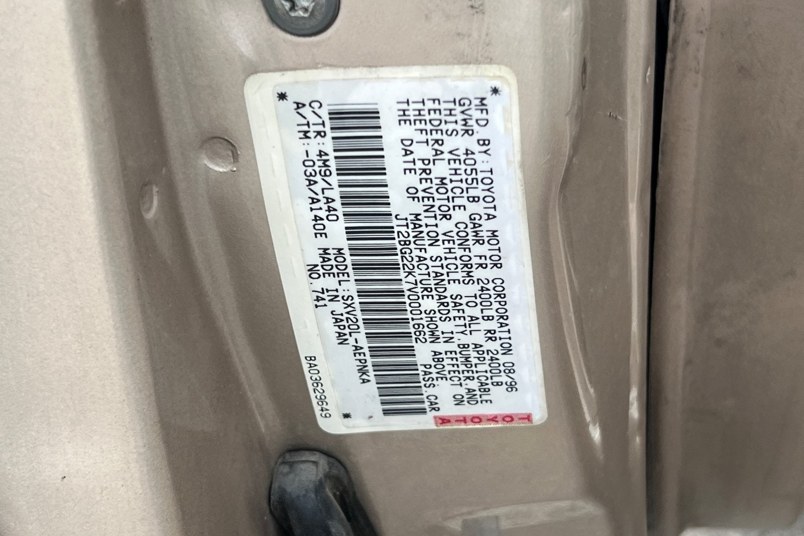 1997 Toyota Camry LE