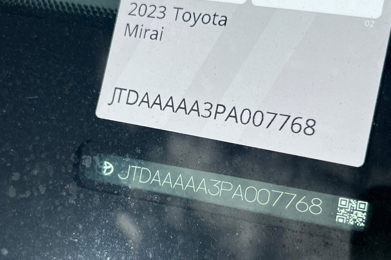 2023 Toyota Mirai XLE