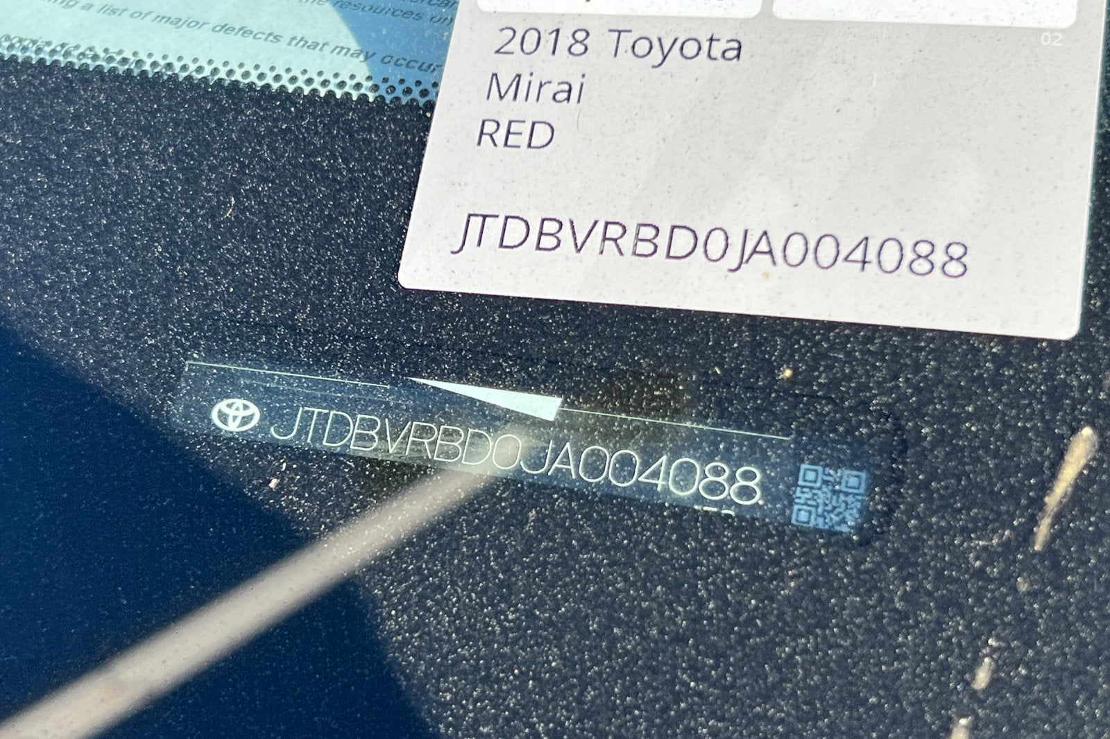 2018 Toyota Mirai Base