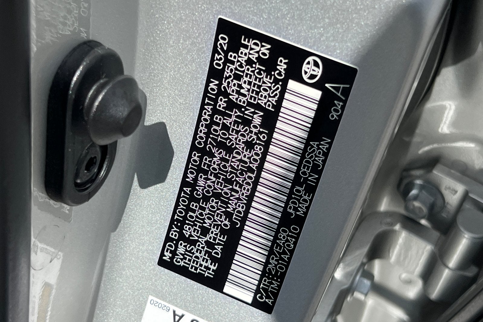 2020 Toyota Mirai Base