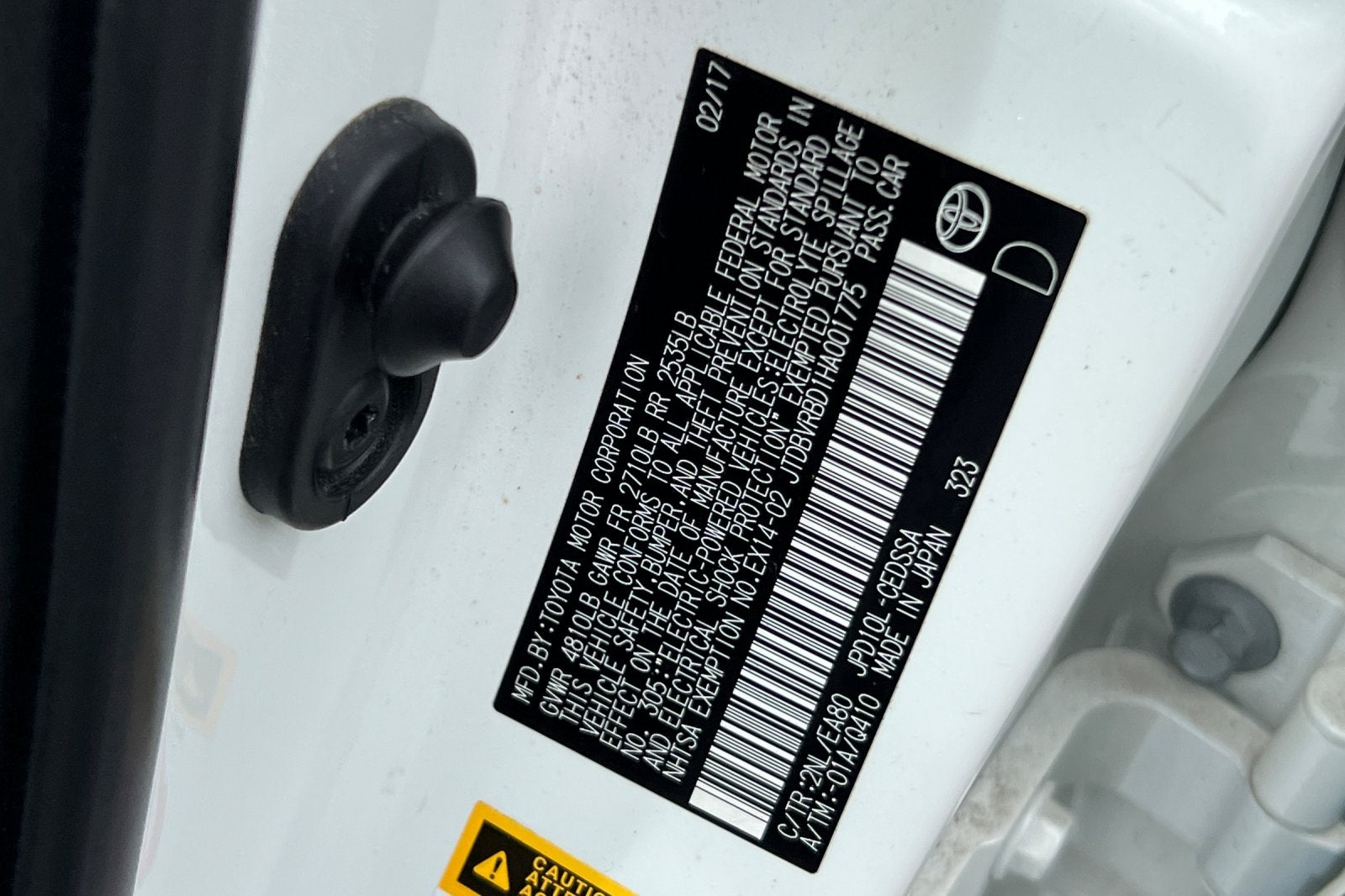 2017 Toyota Mirai Base