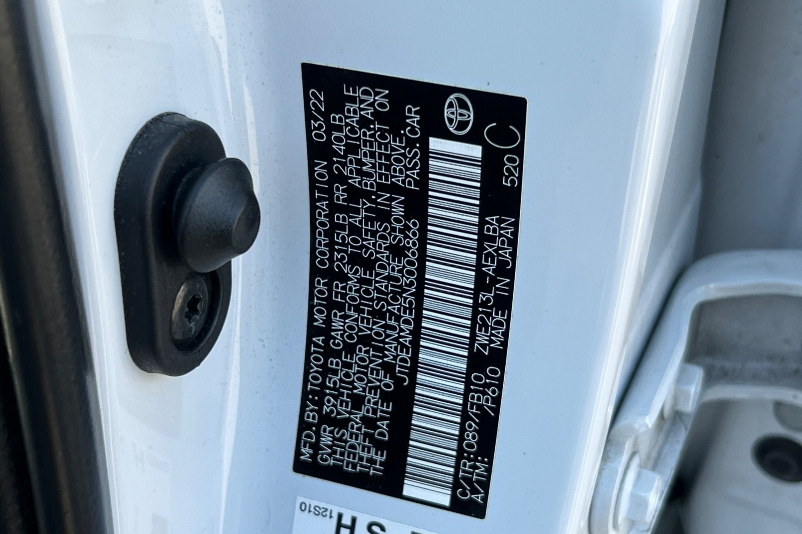 2022 Toyota Corolla Hybrid LE