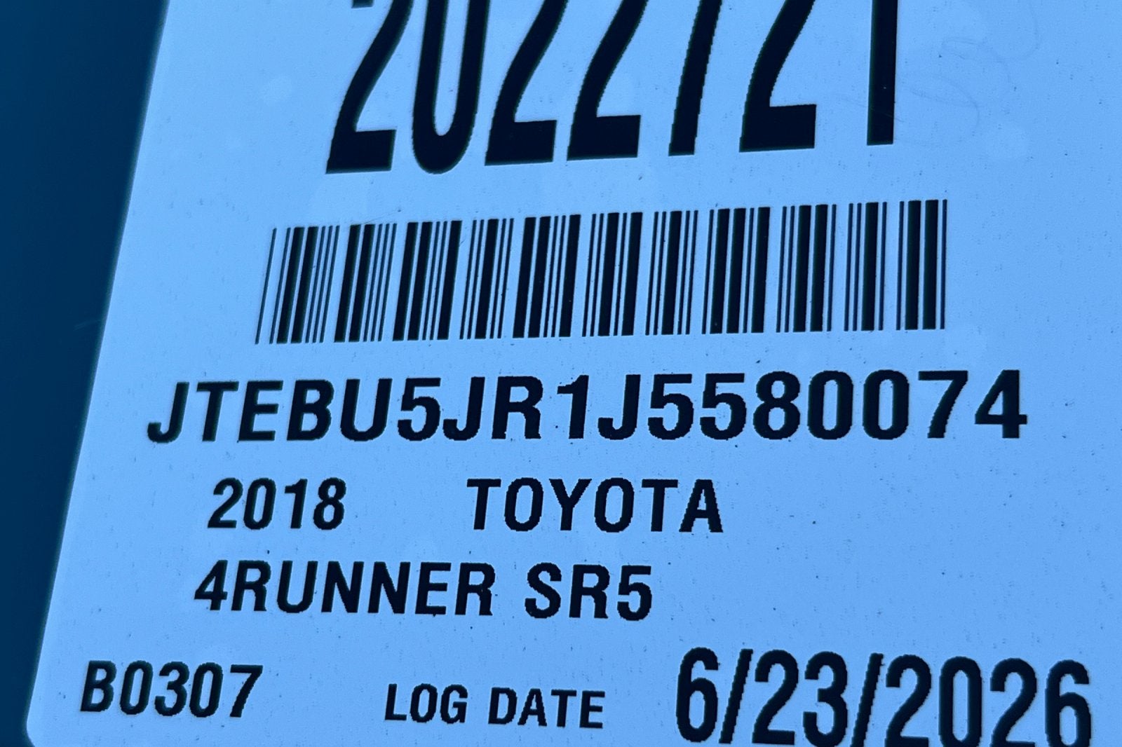 2018 Toyota 4Runner Limited