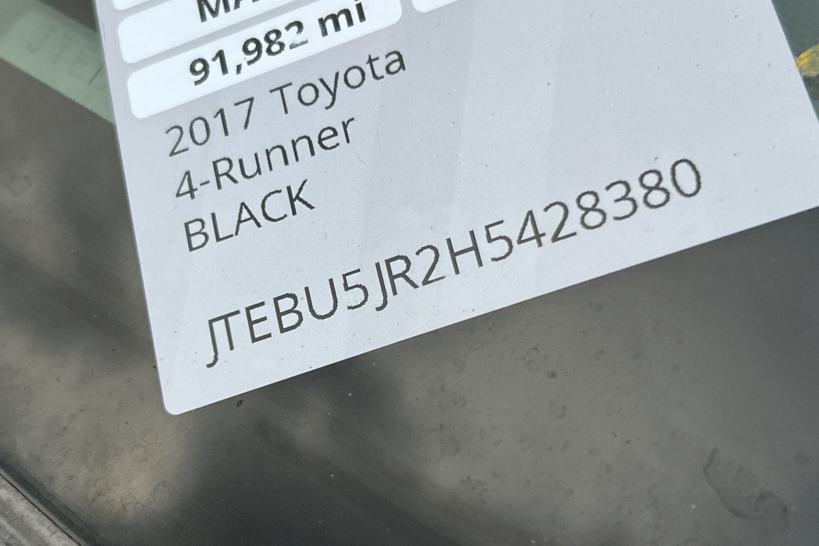 2017 Toyota 4Runner SR5