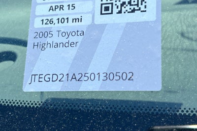 2005 Toyota Highlander Base