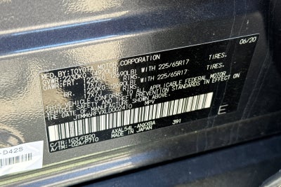 2020 Toyota RAV4 Hybrid LE