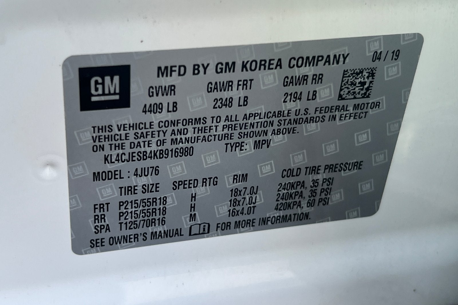 2019 Buick Encore Preferred