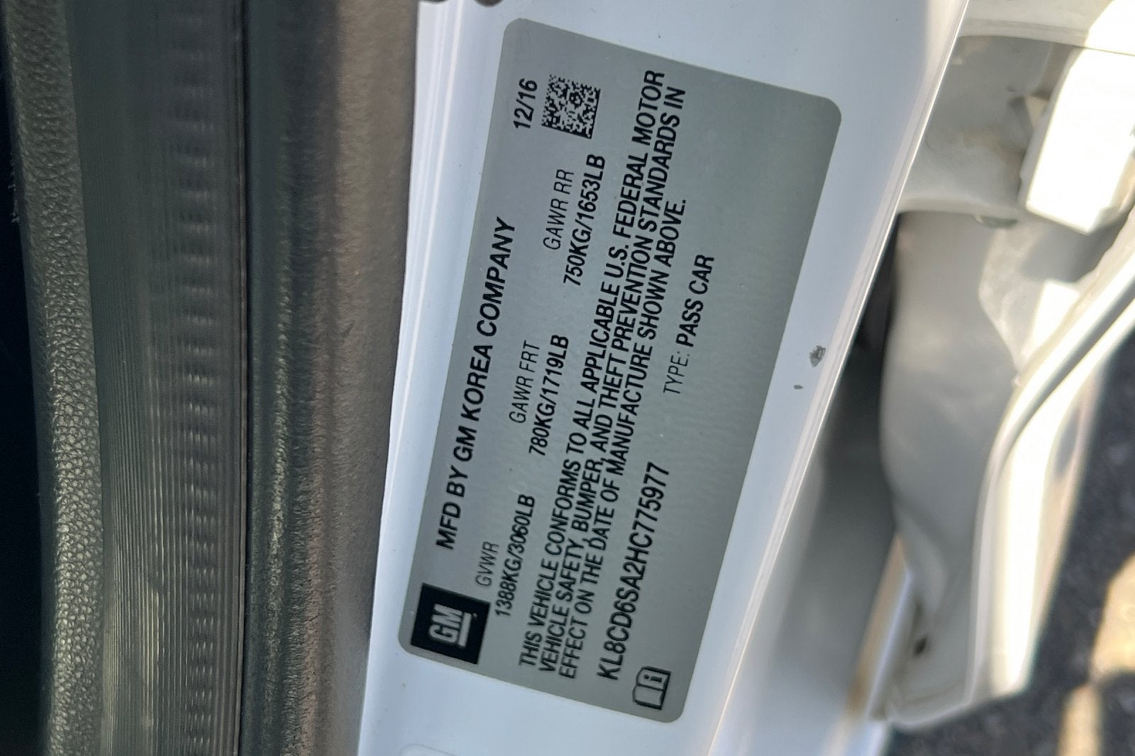2017 Chevrolet Spark LT