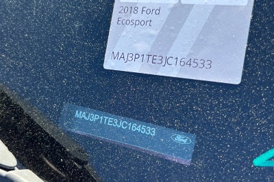 2018 Ford EcoSport SE