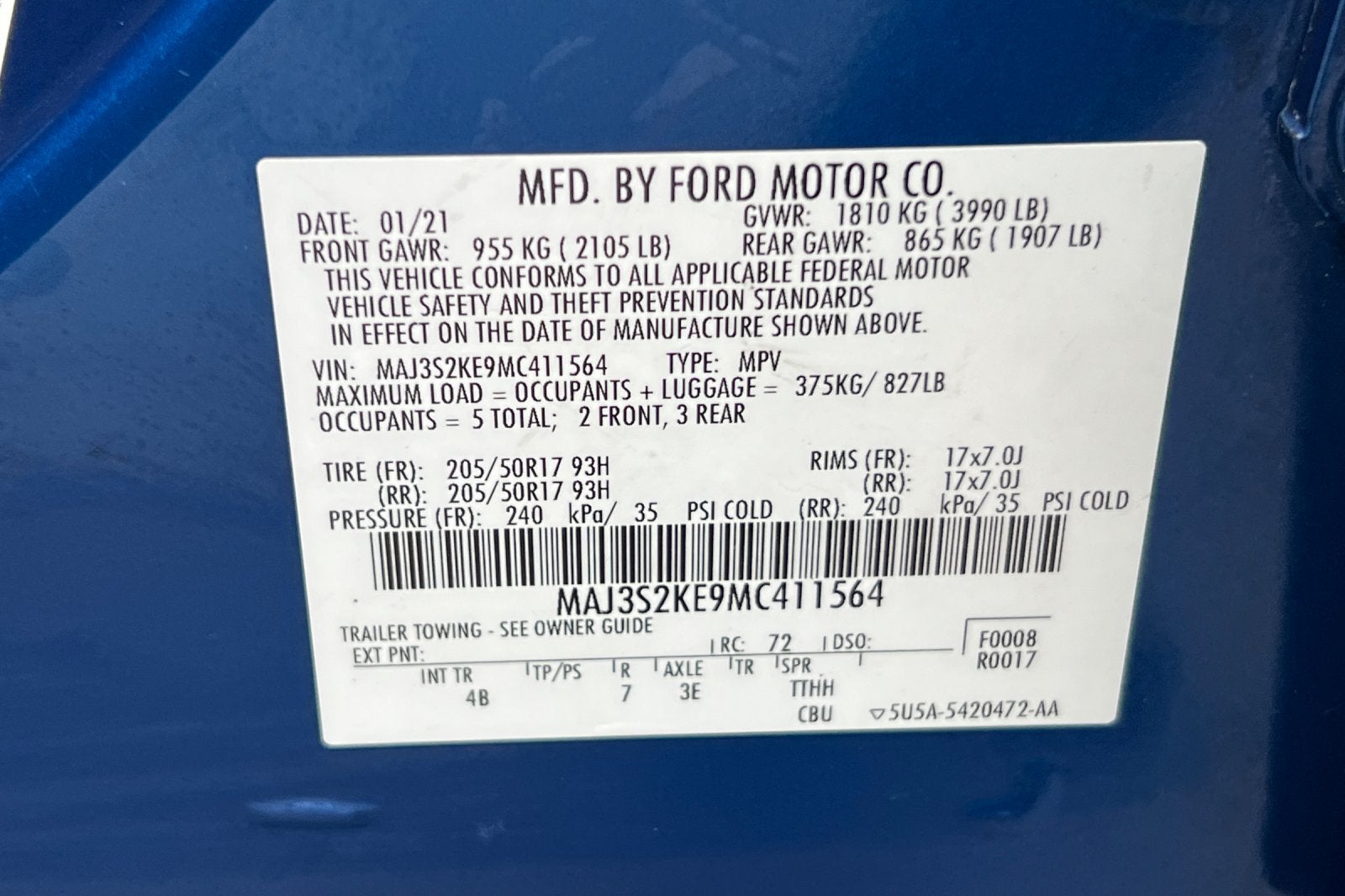 2021 Ford EcoSport Titanium