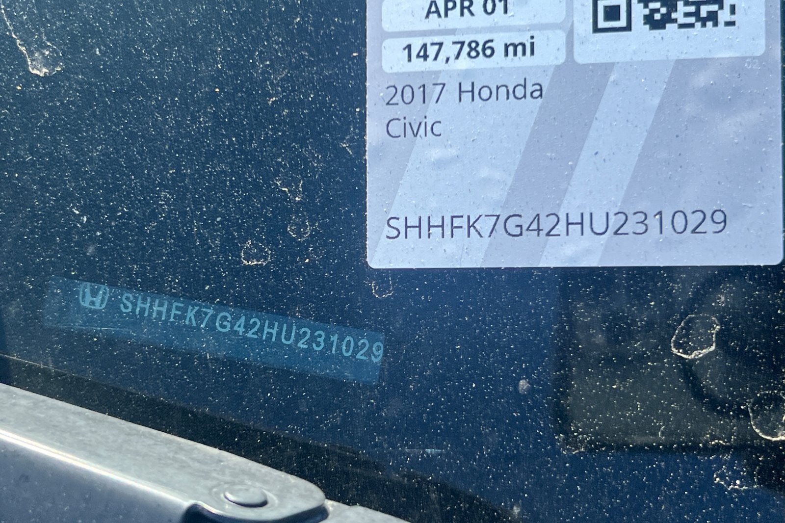 2017 Honda Civic Hatchback Sport