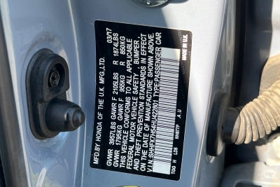 2017 Honda Civic Hatchback EX