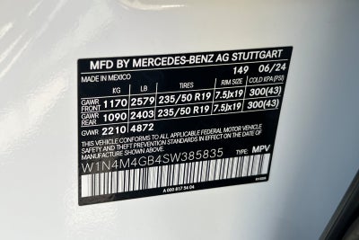 2025 Mercedes-Benz GLB 250 GLB 250
