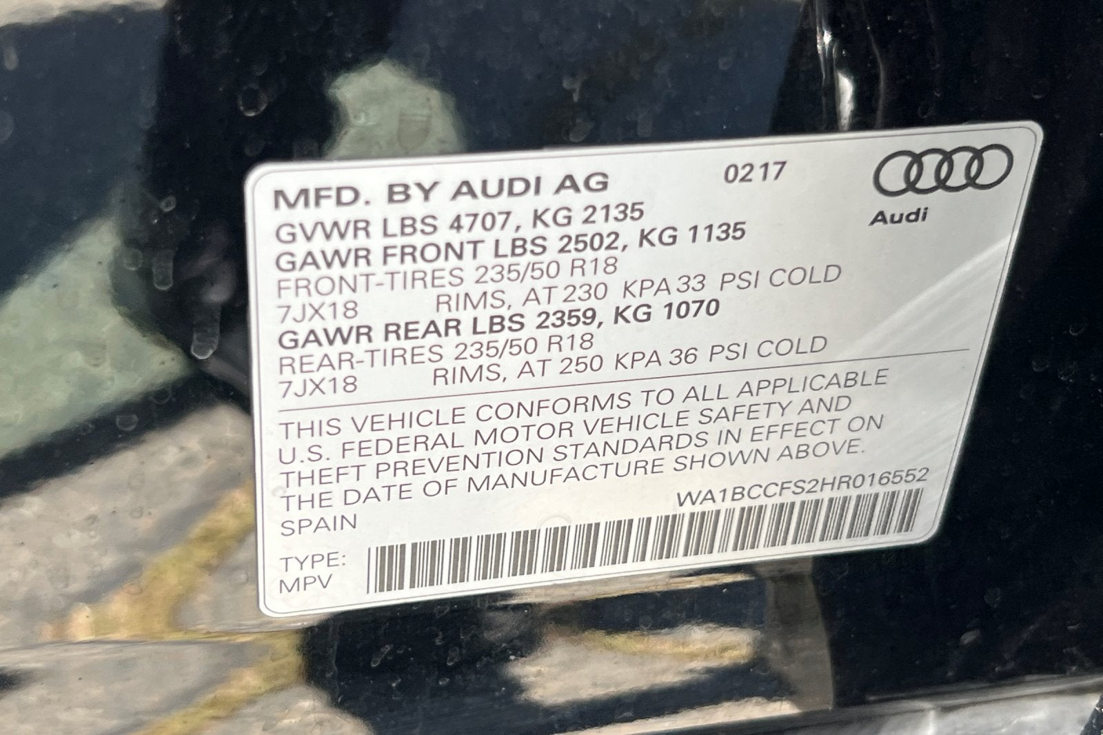 2017 Audi Q3 Premium