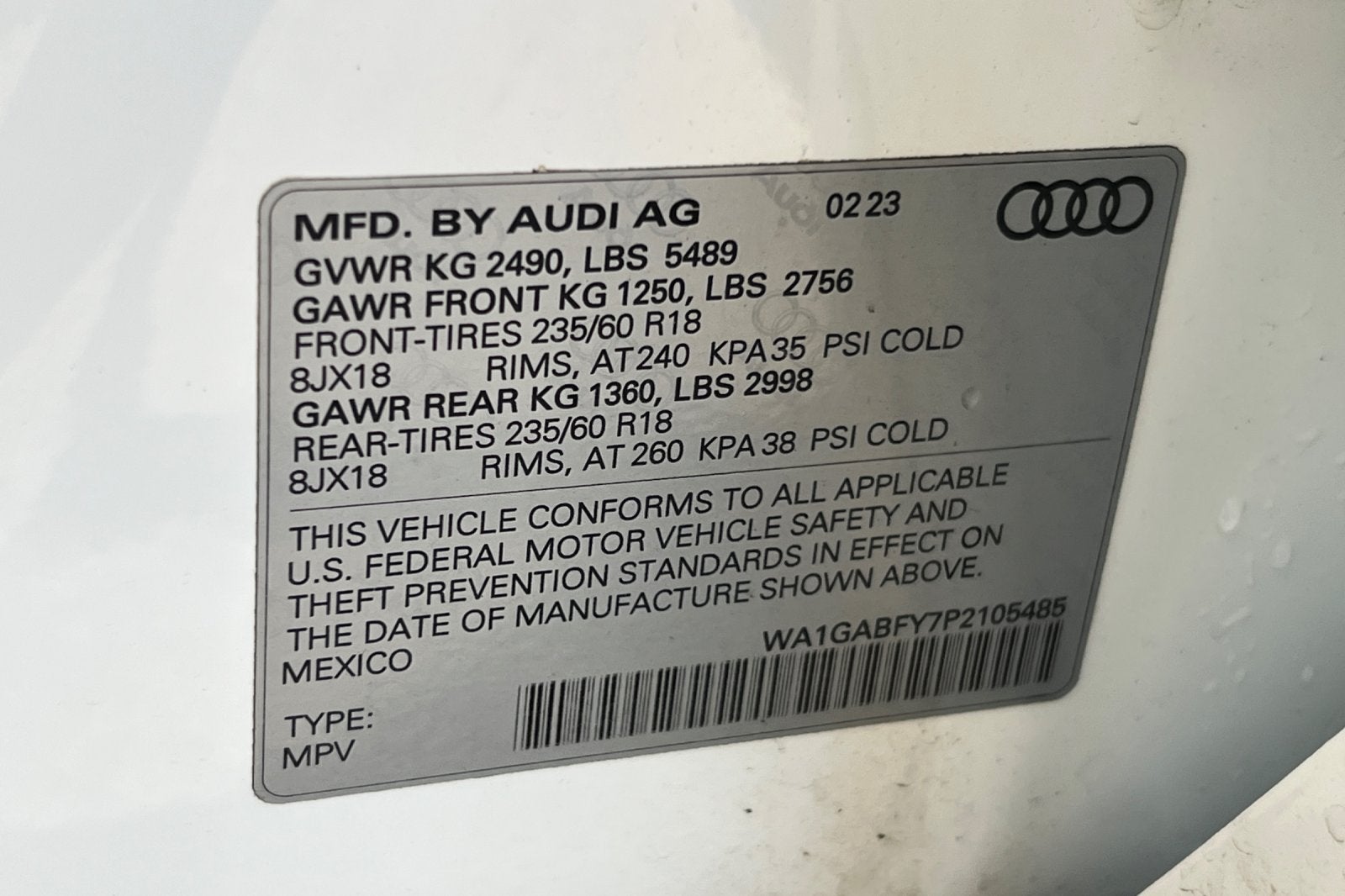 2023 Audi Q5 S line Premium