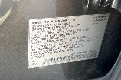 2019 Audi Q7 Prestige