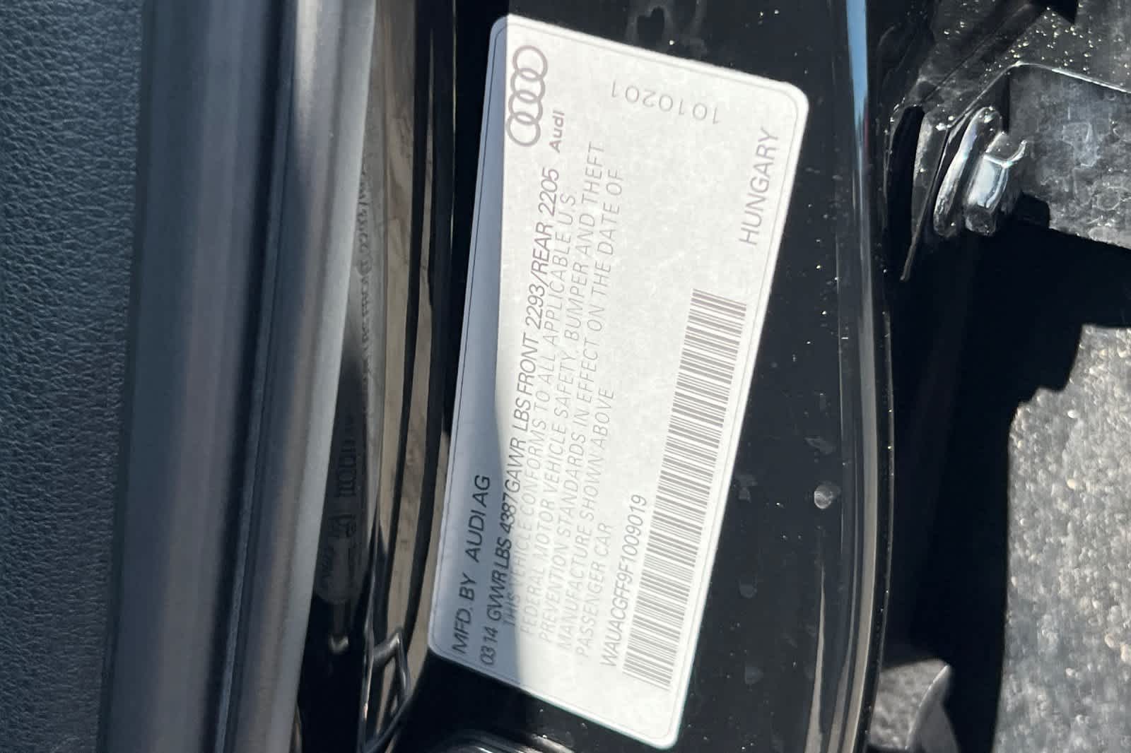 2015 Audi A3 Sedan 1.8T Premium