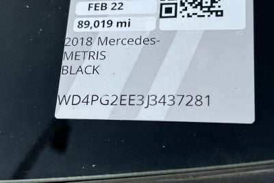 2018 Mercedes-Benz Metris Base